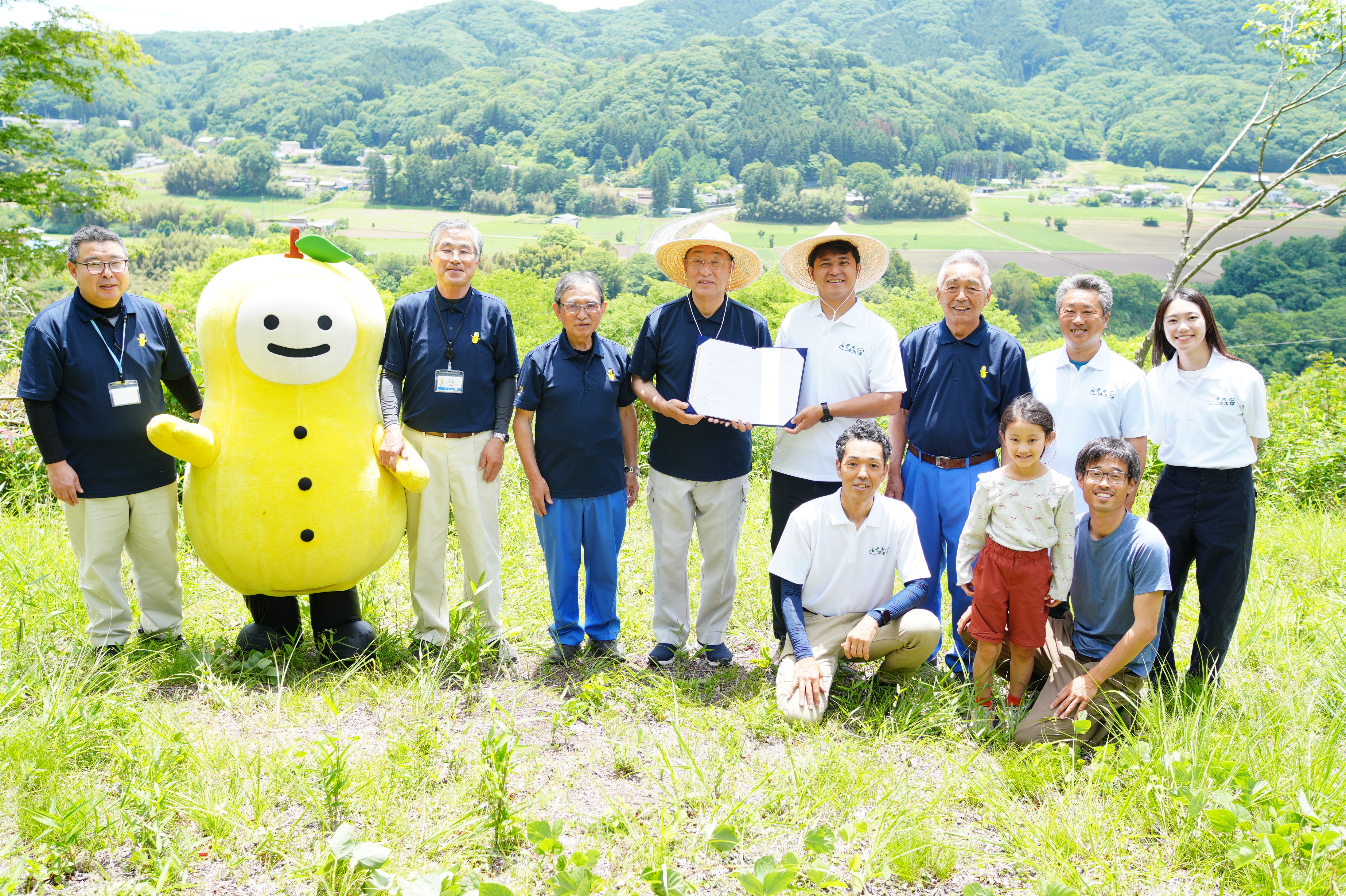 茂木町での森づくりに関わるメンバー